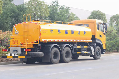 高效多能，環(huán)保先鋒 國(guó)六東風(fēng)天龍后八輪20噸灑水車與洗掃車解析